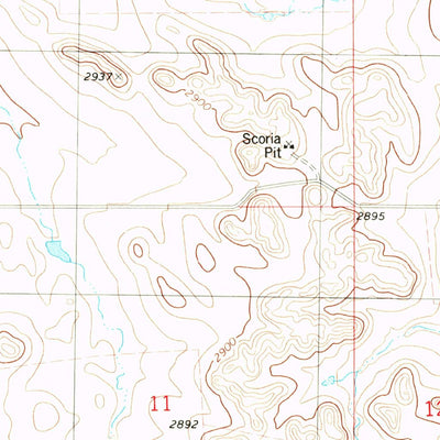 United States Geological Survey Beach East, ND (1980, 24000-Scale) digital map