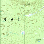 United States Geological Survey Beach Lake, WY (1986, 24000-Scale) digital map