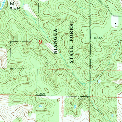 United States Geological Survey Beach, MO (1982, 24000-Scale) digital map
