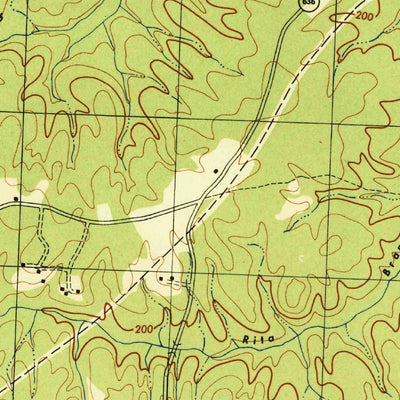 United States Geological Survey Beach, VA (1944, 31680-Scale) digital map