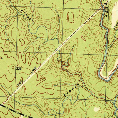 United States Geological Survey Beach, VA (1944, 31680-Scale) digital map