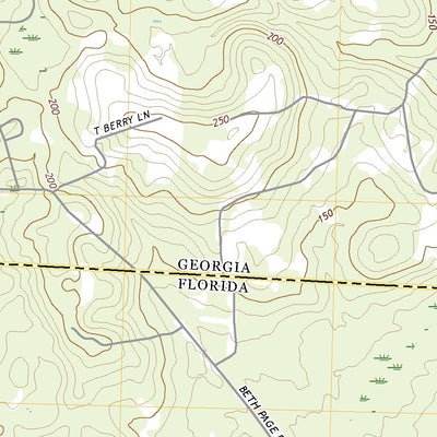 United States Geological Survey Beachton, GA (2020, 24000-Scale) digital map
