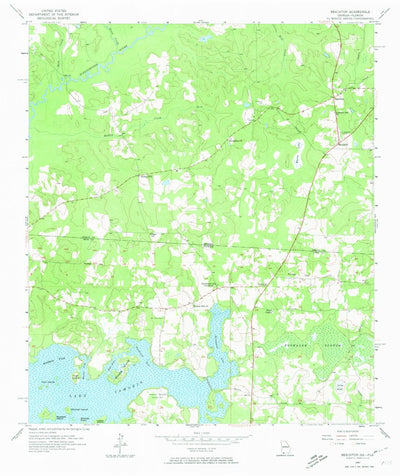 United States Geological Survey Beachton, GA-FL (1957, 24000-Scale) digital map