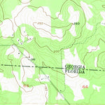 United States Geological Survey Beachton, GA-FL (1957, 24000-Scale) digital map