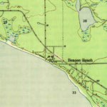 United States Geological Survey Beacon Beach, FL (1943, 31680-Scale) digital map