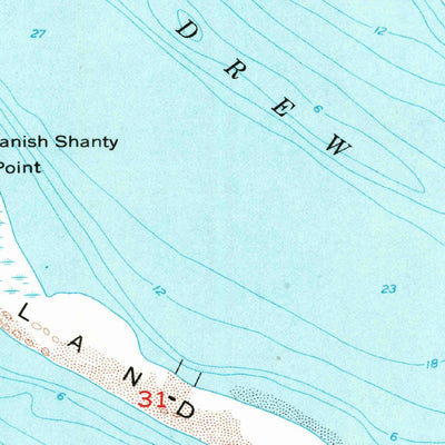 United States Geological Survey Beacon Beach, FL (1956, 24000-Scale) digital map