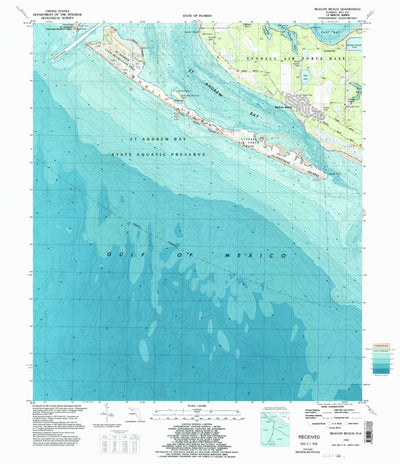 United States Geological Survey Beacon Beach, FL (1994, 24000-Scale) digital map