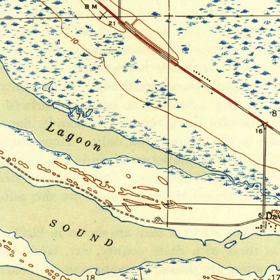 United States Geological Survey Beacon Hill, FL (1944, 31680-Scale) digital map