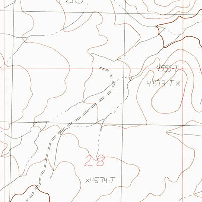 United States Geological Survey Beacon Hill, NM (1982, 24000-Scale) digital map