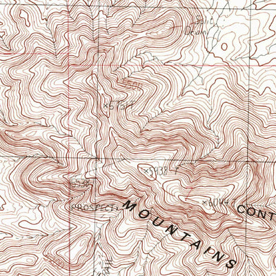 United States Geological Survey Beacon Hill, NM (1982, 24000-Scale) digital map