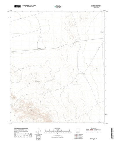 United States Geological Survey Beacon Hill, NM (2023, 24000-Scale) digital map