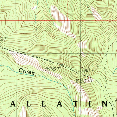 United States Geological Survey Beacon Point, MT (1988, 24000-Scale) digital map