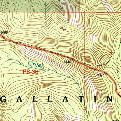 United States Geological Survey Beacon Point, MT (2000, 24000-Scale) digital map