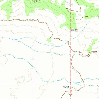 United States Geological Survey Beacon Well, AZ (1972, 24000-Scale) digital map