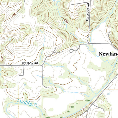 United States Geological Survey Beaman, MO (2021, 24000-Scale) digital map