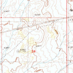 United States Geological Survey Bean Flat East, NV (1986, 24000-Scale) digital map