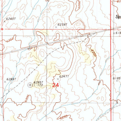 United States Geological Survey Bean Flat East, NV (1986, 24000-Scale) digital map