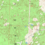 United States Geological Survey Bean Lake, WI (1971, 24000-Scale) digital map
