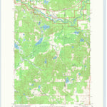 United States Geological Survey Bean Lake, WI (1971, 24000-Scale) digital map