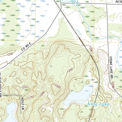 United States Geological Survey Bean Lake, WI (2022, 24000-Scale) digital map