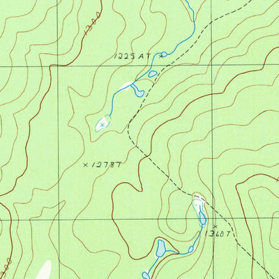 United States Geological Survey Bean Pot Pond, ME (1989, 24000-Scale) digital map