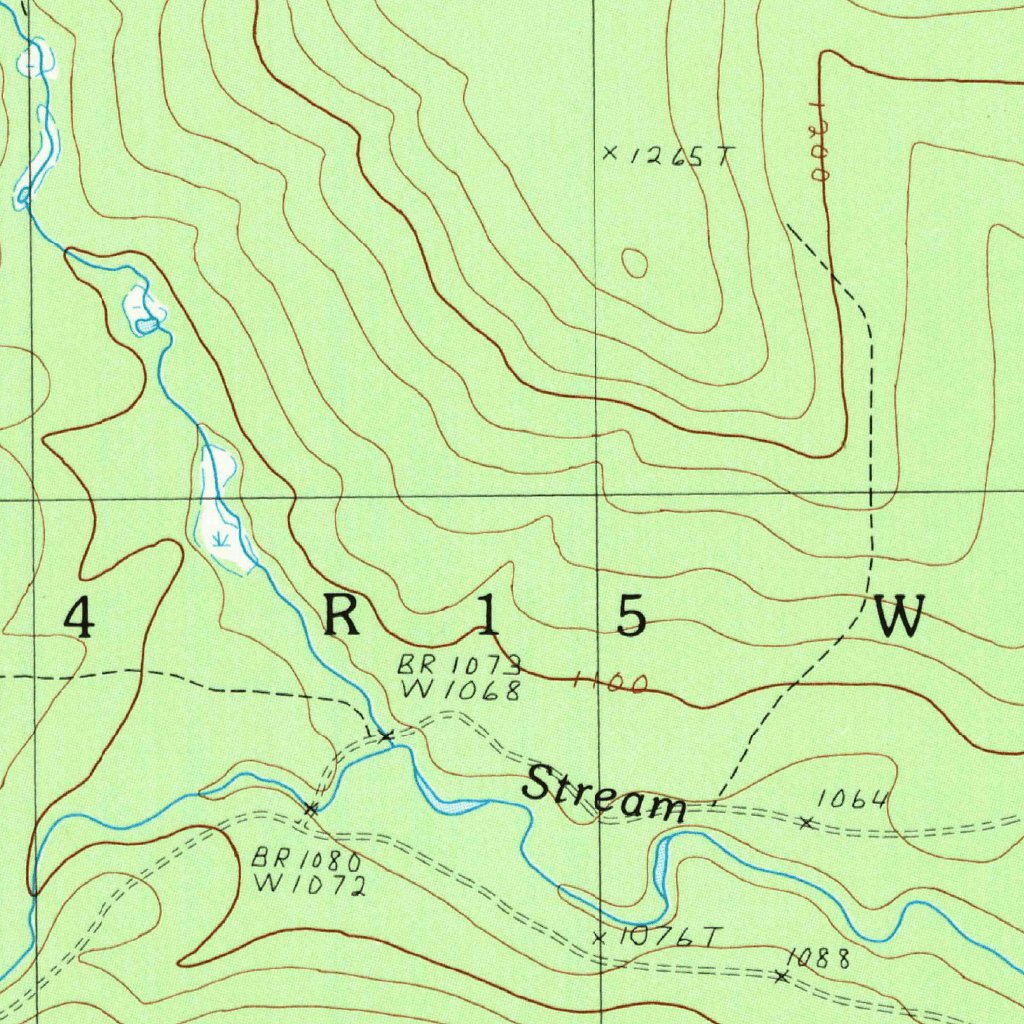 Bean Pot Pond, ME (1989, 24000-Scale) Map by United States Geological ...