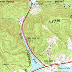 United States Geological Survey Bean Station, TN (1960, 24000-Scale) digital map
