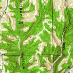 United States Geological Survey Beanblossom, IN (1948, 24000-Scale) digital map