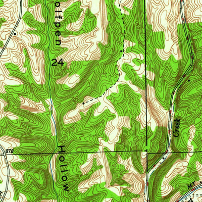 United States Geological Survey Beanblossom, IN (1948, 24000-Scale) digital map