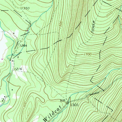 United States Geological Survey Beans Cove, PA (1967, 24000-Scale) digital map