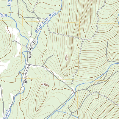 United States Geological Survey Beans Cove, PA (2023, 24000-Scale) digital map