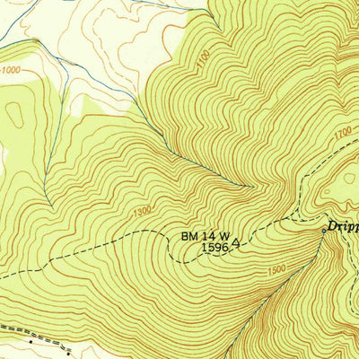 United States Geological Survey Beans Creek, TN (1951, 24000-Scale) digital map