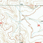 United States Geological Survey Bear Butte, ND (1997, 24000-Scale) digital map
