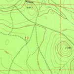 United States Geological Survey Bear Butte, OR (1968, 24000-Scale) digital map