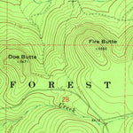 United States Geological Survey Bear Butte, OR (1968, 24000-Scale) digital map
