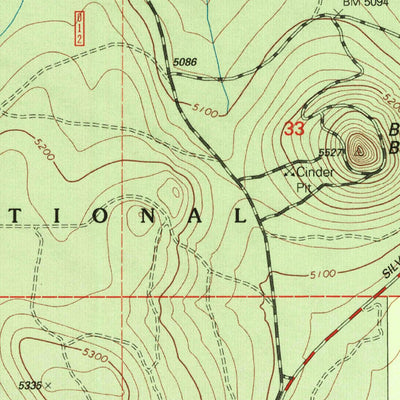 United States Geological Survey Bear Butte, OR (1999, 24000-Scale) digital map