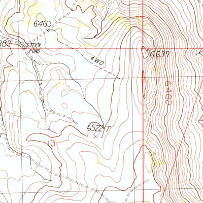 United States Geological Survey Bear Buttes, NV (1990, 24000-Scale) digital map