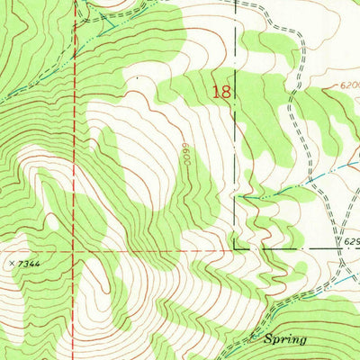 United States Geological Survey Bear Camp Gulch, ID (1968, 24000-Scale) digital map