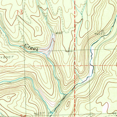 United States Geological Survey Bear Canyon Butte, OR (1990, 24000-Scale) digital map