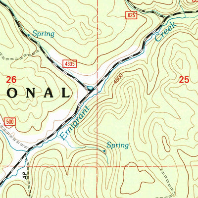 United States Geological Survey Bear Canyon Butte, OR (1992, 24000-Scale) digital map