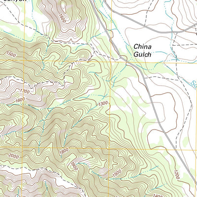 United States Geological Survey Bear Canyon, CA (2012, 24000-Scale) digital map