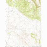 United States Geological Survey Bear Canyon, MT-WY (1969, 24000-Scale) digital map
