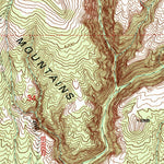 United States Geological Survey Bear Canyon, MT-WY (1996, 24000-Scale) digital map