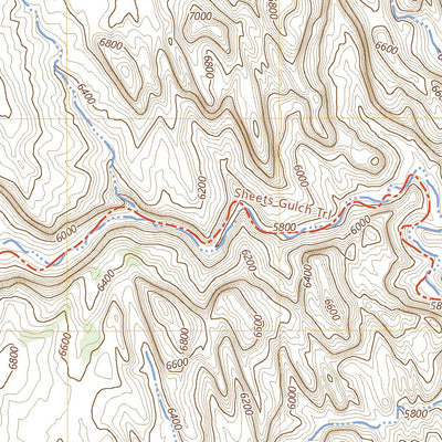 United States Geological Survey Bear Canyon, UT (2023, 24000-Scale) digital map