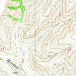 United States Geological Survey Bear Coulee SW, MT (1964, 24000-Scale) digital map