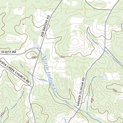 United States Geological Survey Bear Creek, NC (2022, 24000-Scale) digital map