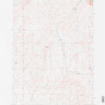 United States Geological Survey Bear Creek Ranch, WY (1993, 24000-Scale) digital map