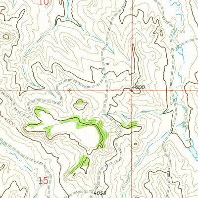 United States Geological Survey Bear Creek School, MT (1972, 24000-Scale) digital map