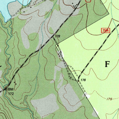 United States Geological Survey Bear Creek, TX (1997, 24000-Scale) digital map