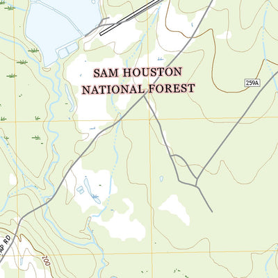 United States Geological Survey Bear Creek, TX (2022, 24000-Scale) digital map